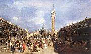 GUARDI, Francesco The Piazza San Marco towards the Basilica dfh oil painting artist